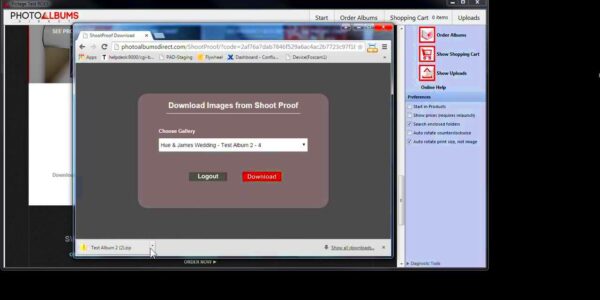 Directly Download Your Shoot Proof Images from Photo Albums Direct