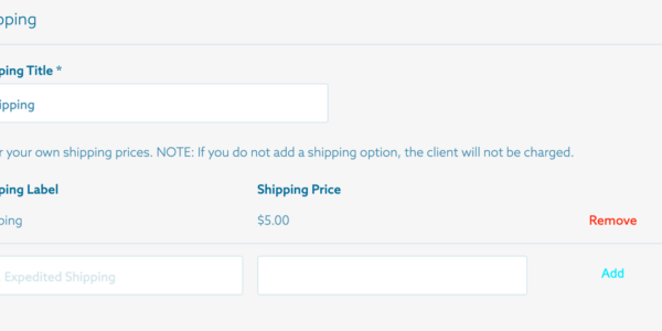 Setting Up Shipping Options  ShootProof Support