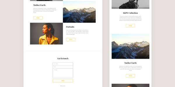 FREE PORTFOLIO TEMPLATE  Behance