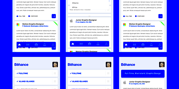 Behance Job App  Part 1 on Behance