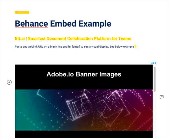 How to Embed a PDF for Behance