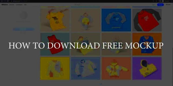 HOW TO DOWNLOAD FREE MOCKUP ON BEHANCE  YouTube