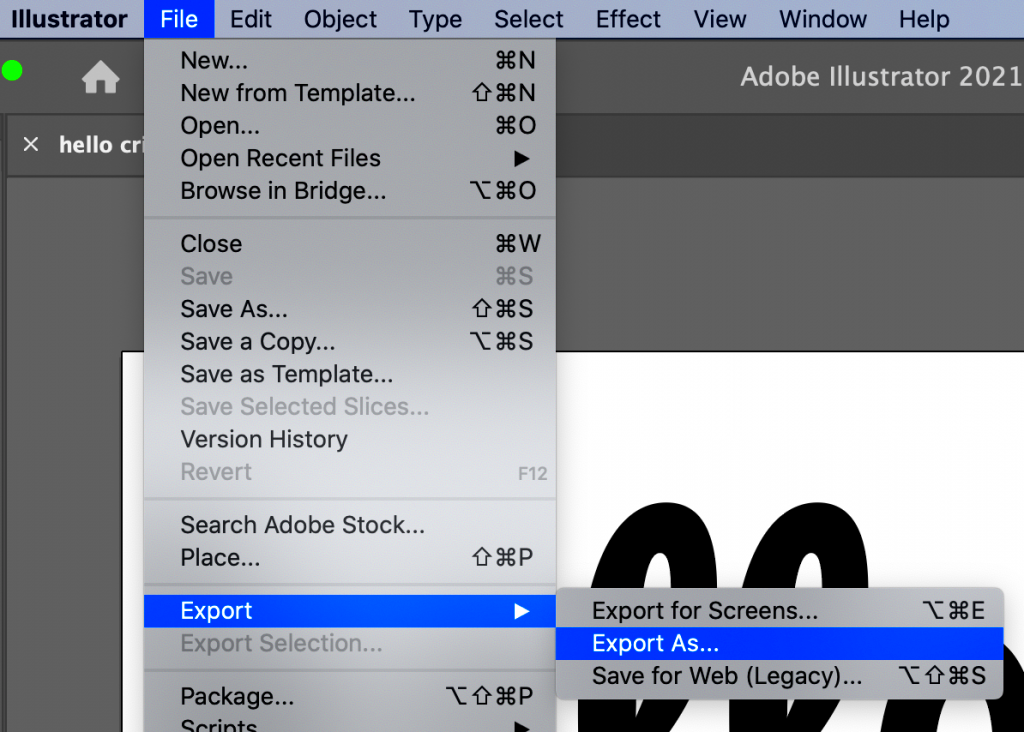 How to Export Illustrator Pages for Behance