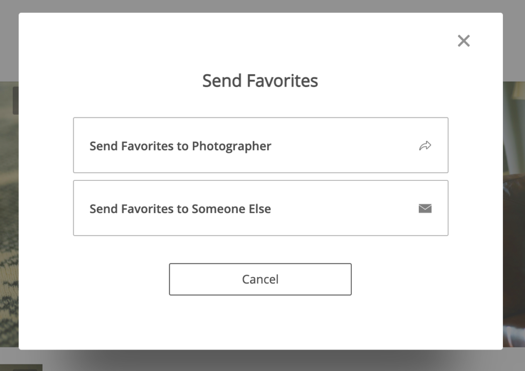 How to use Favorites Notification  ShootProof Support