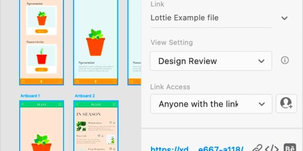 Publish design from Adobe XD to Behance