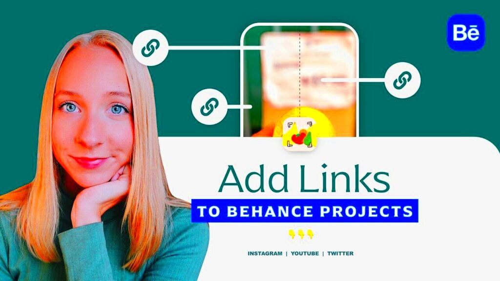 How to Add a Link in a Behance Project