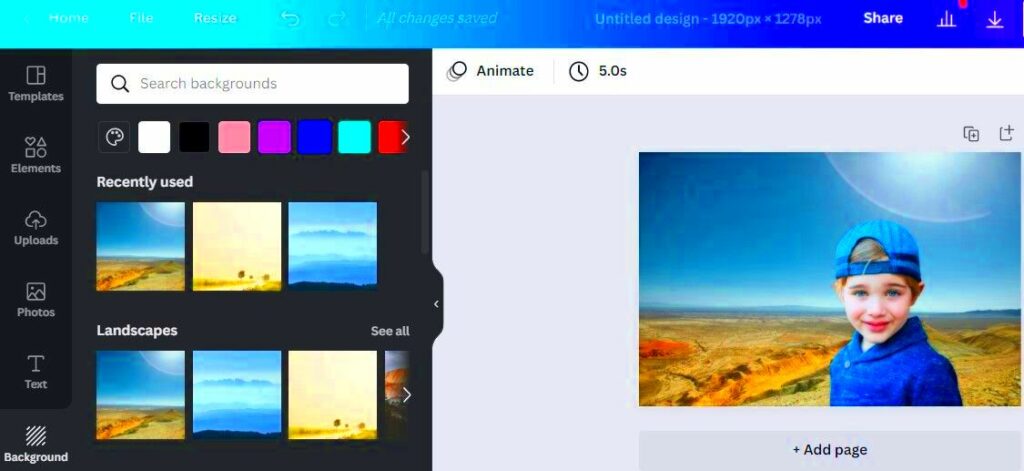 How to Change the Background of an Image in Canva