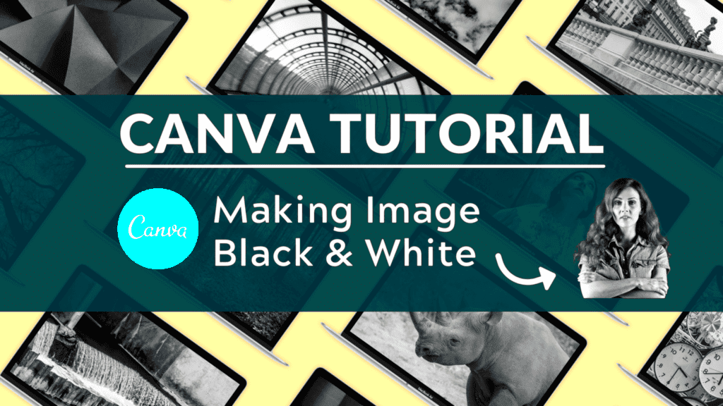 Canva Black and White Image Creation