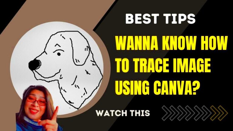 HOW TO TRACE AN IMAGE USING CANVA  YouTube