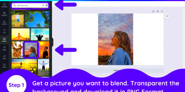 How to Blend Two Images in Canva  Blogging Guide