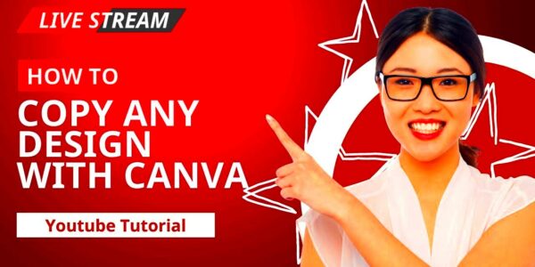 How to copy a design of any image in Canva  YouTube