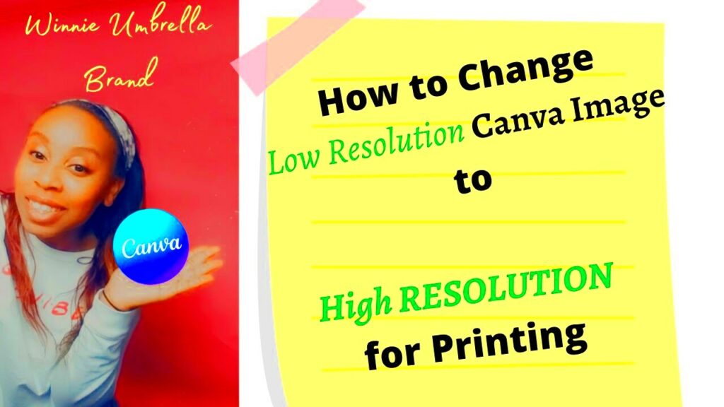 Canva Image Resolution Change