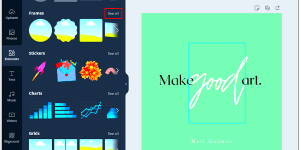 How to Make a Picture Round in Canva