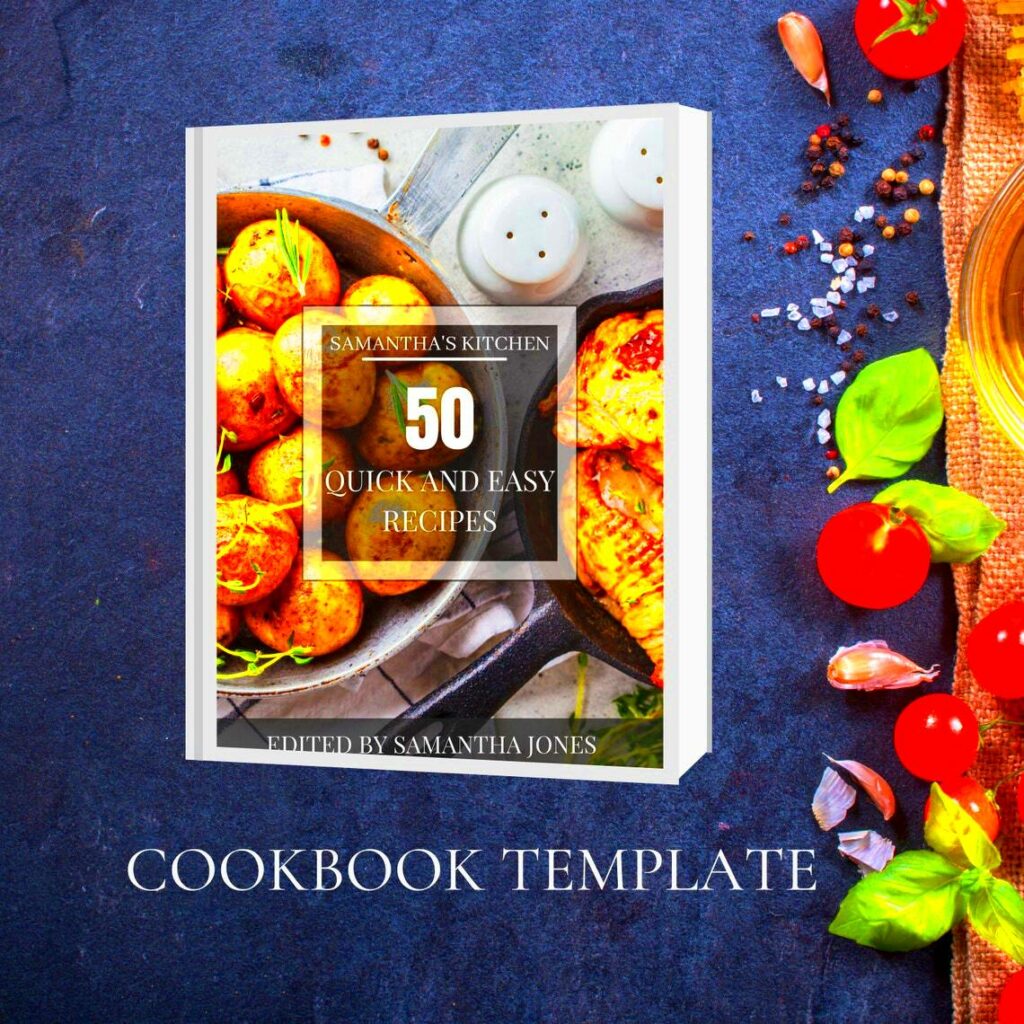 Design Your Own Cookbook with Canva Cookbook Template