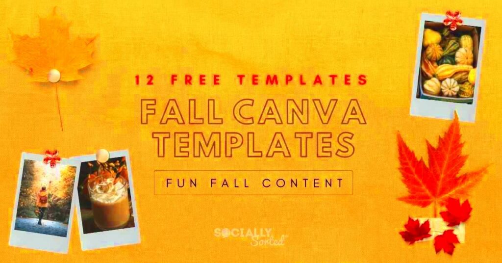 12 Fun Fall Canva Templates you can use for Free