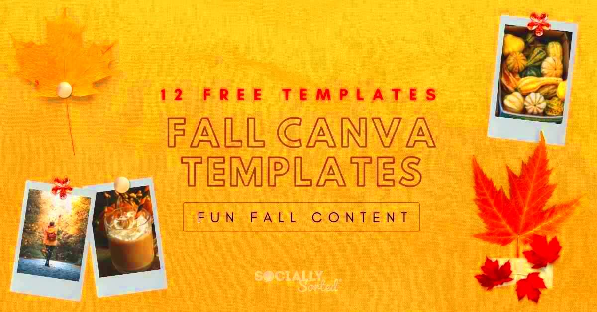 12 Fun Fall Canva Templates you can use for Free