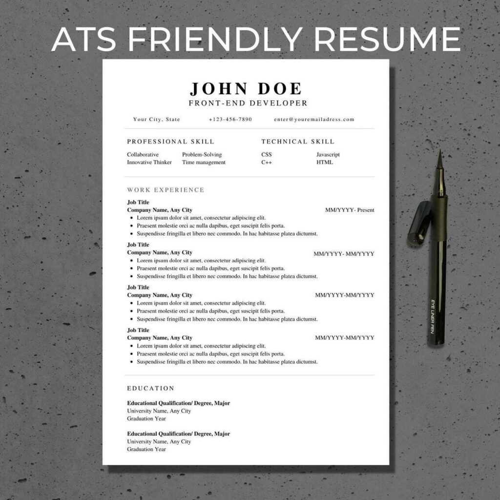 Explore If Canva Resume Templates Are ATS Friendly