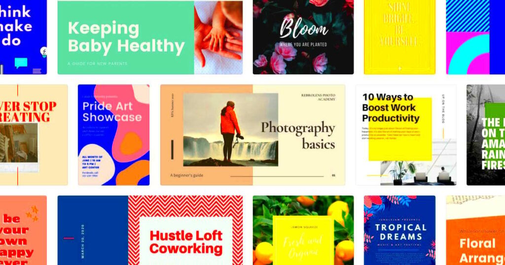 Explore Various Canva.com Templates for Your Projects