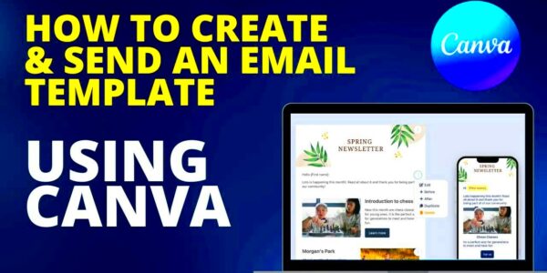 How to Create  Send an Email Template Using Canva  YouTube