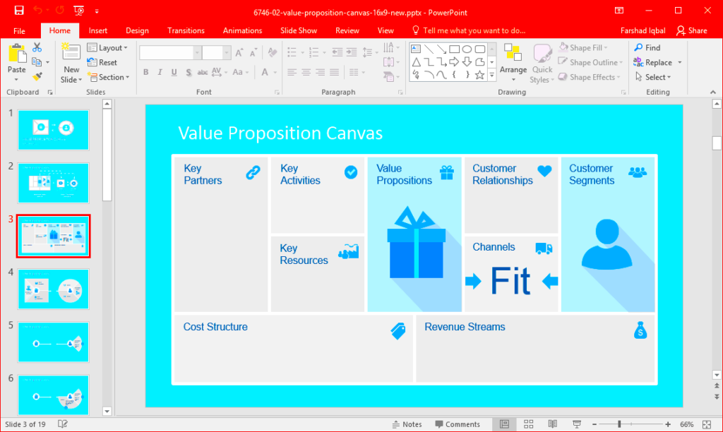 Design Slides Using Canvas Slide Template