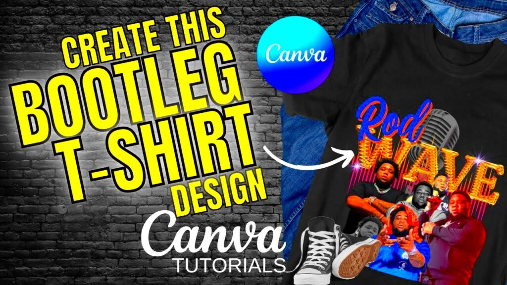 Design Trendy Bootleg Rap Tees Using Canva Bootleg Rap Tee Template