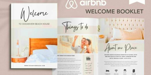 Airbnb Welcome Book Template for Canva 1931241