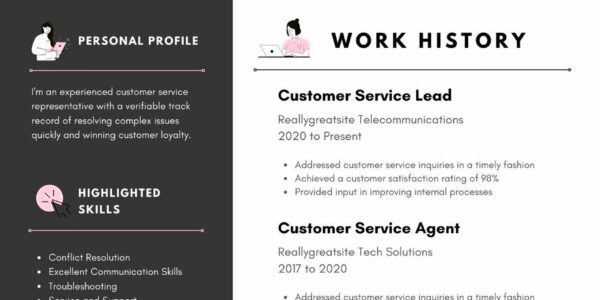 Page 2  Free professional resume templates to customize  Canva