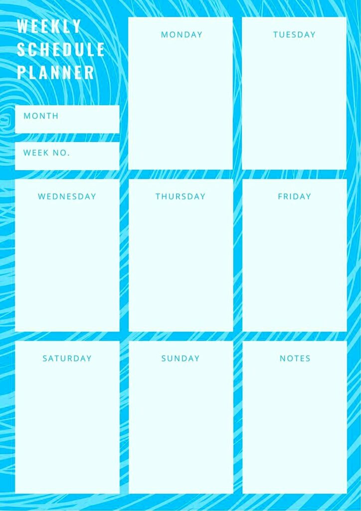 Organize Your Schedule with Canva Planner Template