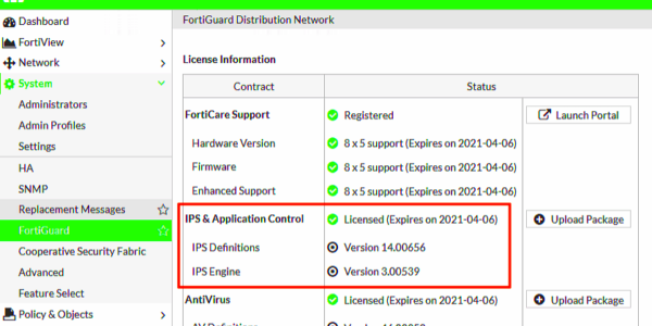 Mdulo Application Control de Fortigate Serie 5 mdulos Fortigate