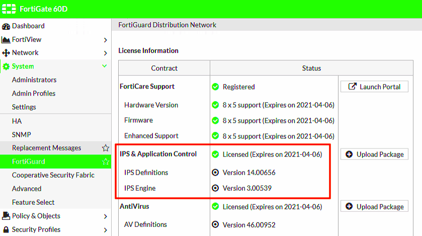 Controlling Applications with Fortiguard Downloader