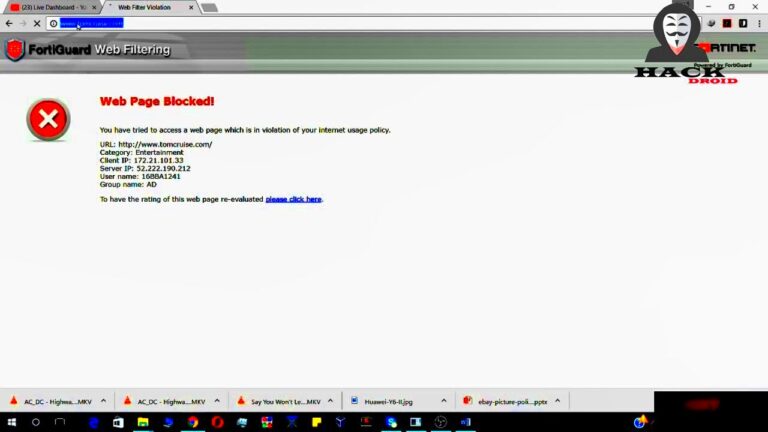 How to bypass fortiguard webfilter 2019  YouTube