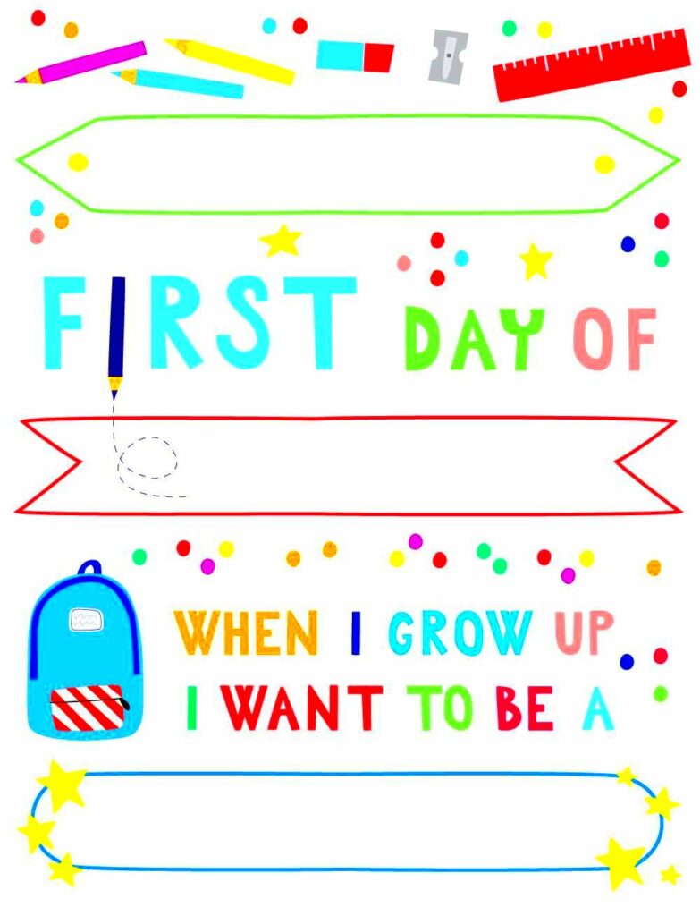 Prepare for the First Day of School with Canva First Day of School Template