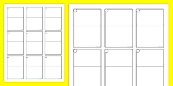 Design Your Own Printable Trading Card Template for Students