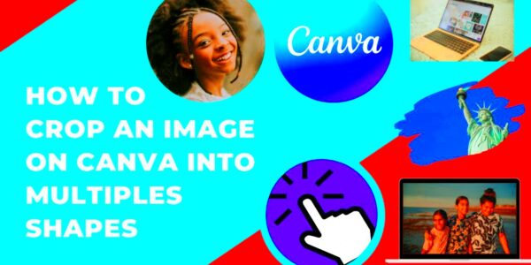 How to crop any image on canva into multiple shapes  canva Tutorial