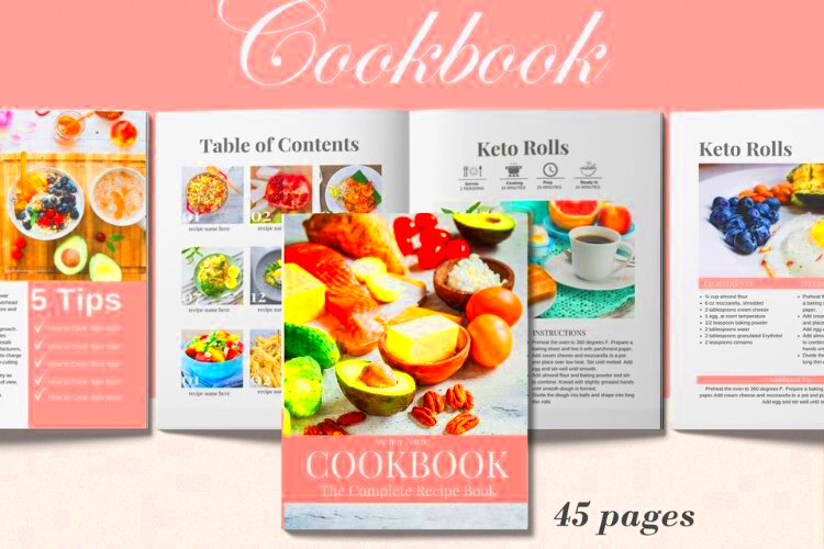 Recipe Book Template for Canva