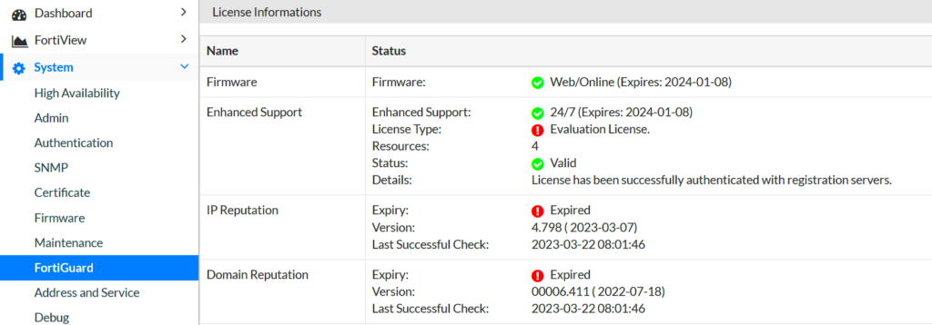 Managing Blacklists with Fortiguard Downloader