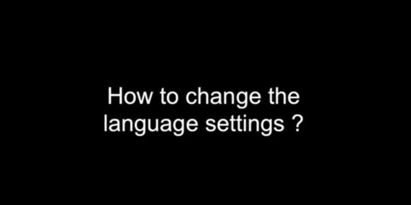 How to change the language settings  YouTube