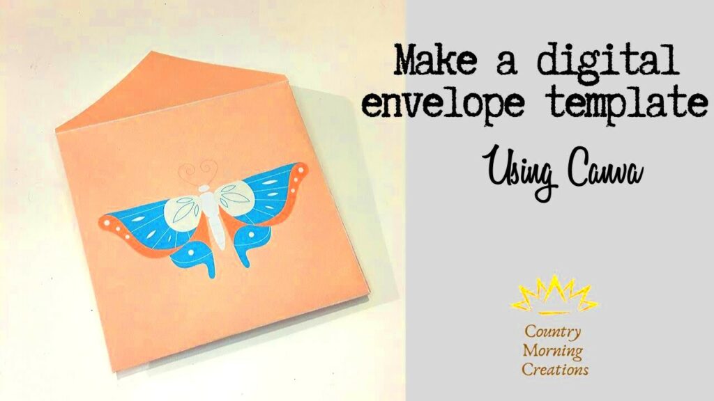 Make a Digital Envelope Using Canva for FREE  YouTube