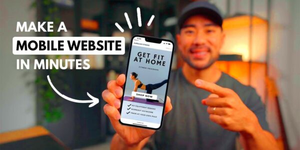 How To Make a MobileFriendly Website in Canva Bonus Website Template