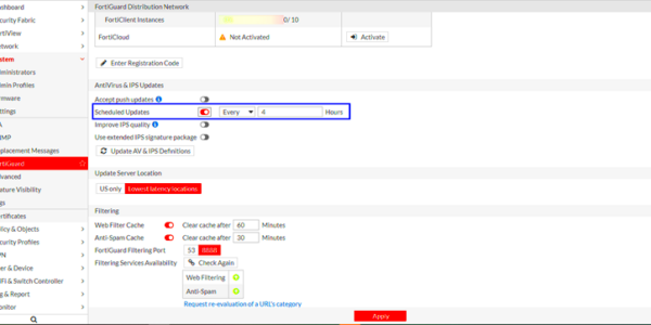 Technical Tip How to configure FortiGuard automat  Fortinet Community