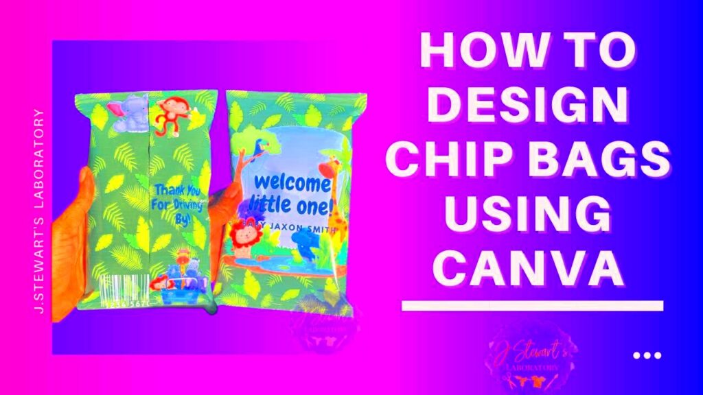 Create Fun Chip Bags with Canva Chip Bag Template