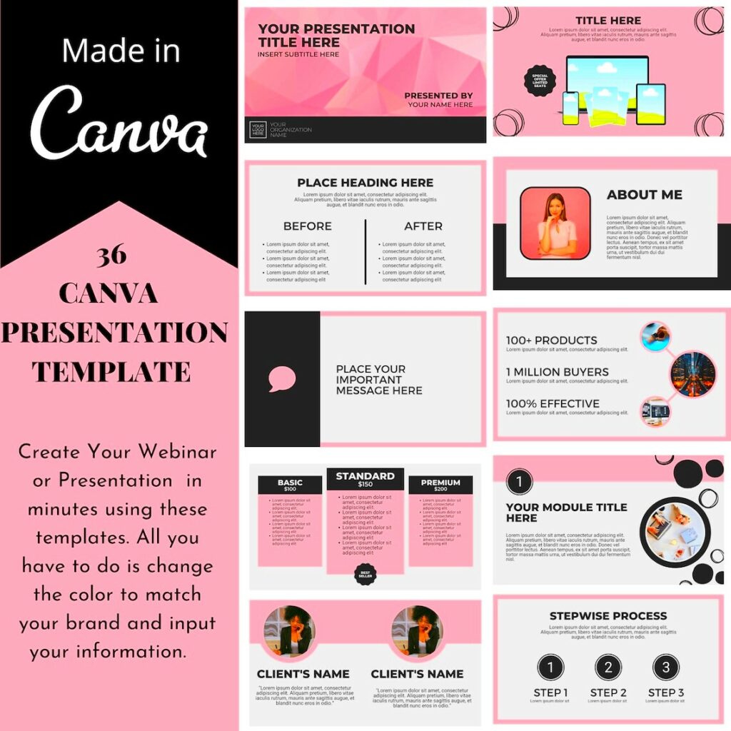 Customize Your Slides Using Canva Slides Template