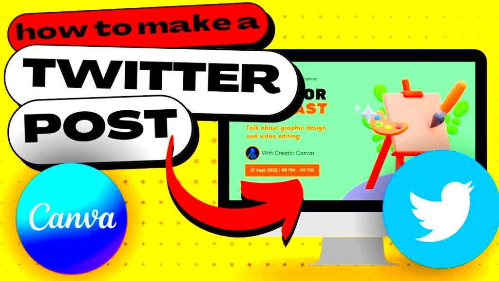 How to Create Awesome TWITTER POSTS Using Canva FREE Templates  YouTube