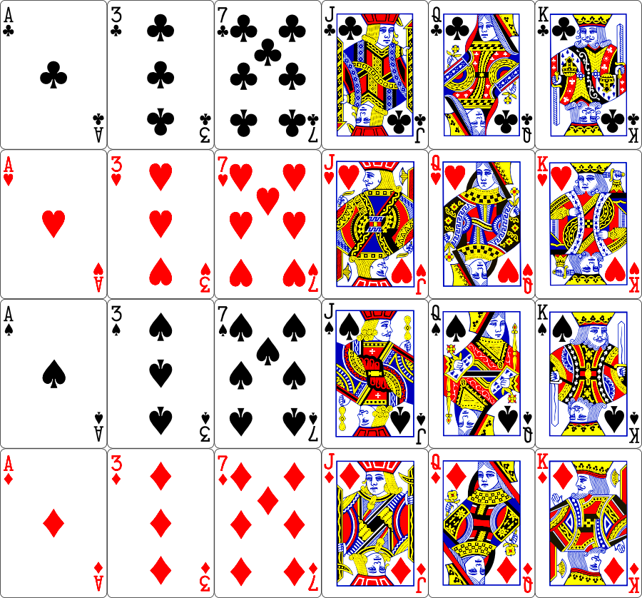 Playing Card Template  RAVISHING TEMPLATES