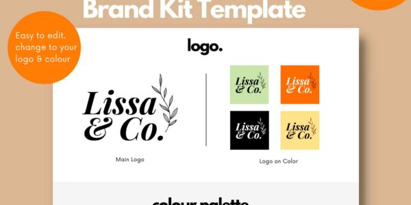 Canva Branding Kit Template Brand Kit for Brand Direction Brand Board