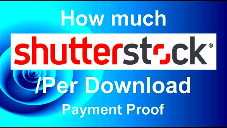 How much shutterstock pay per download  YouTube