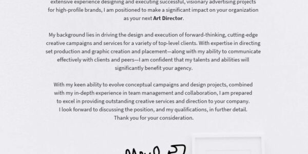 20 Creative Cover Letter Templates to Impress Employers  Venngage