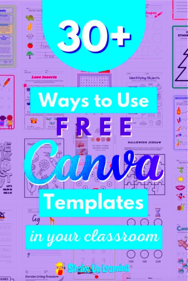 Canva is FREE for teachers and students and their templates are