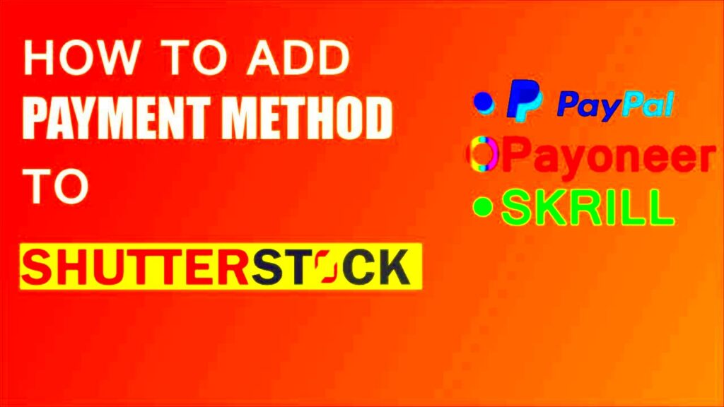 Payment Details for Photos on Shutterstock