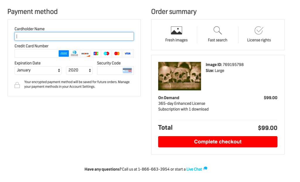 Cost of Enhanced Licenses on Shutterstock